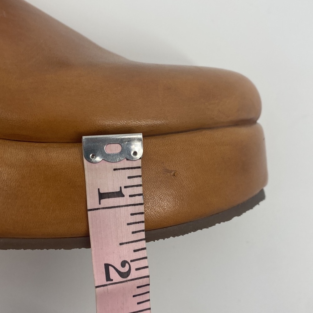 FREE PEOPLE Morgan Mules Leather Clog Platform - Picture 16 of 16
